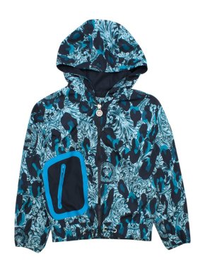 Young Versace boys 18 month baroque-print hooded jacket