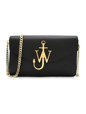 JW Anderson logo-plaque leather cross-body bag - Current Season