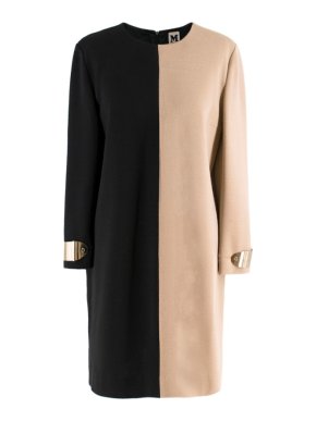 M Missoni Black & Beige Contrast Dress