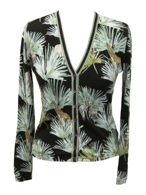 Blugirl blumarine jungle cardigan