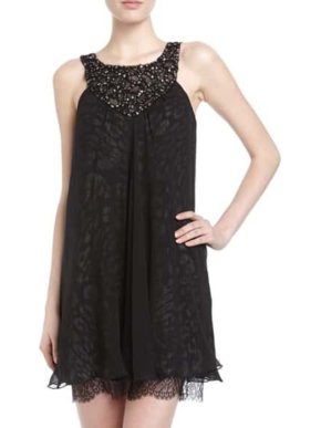 BCBG Max Azria Crepe Shift Dress