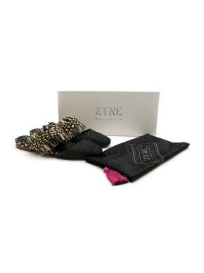 Zyne Raffy III raffia-fringed shoes - Current