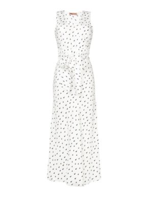 Maggie Marilyn tie-waist silk-twill dress - New Season