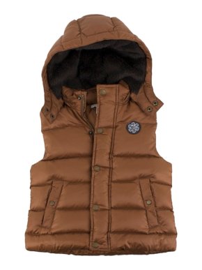 Marie Chantal Girl’s Bronze Puffer Gilet