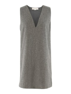 Stella McCartney grey wool-felt dress