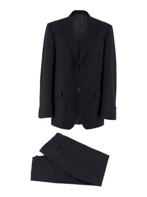 Gucci single-breasted black wool suit