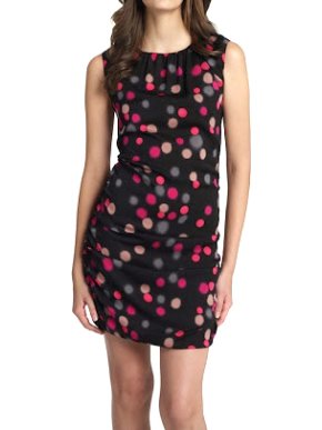 Diane von Furstenberg polka-dot print dress
