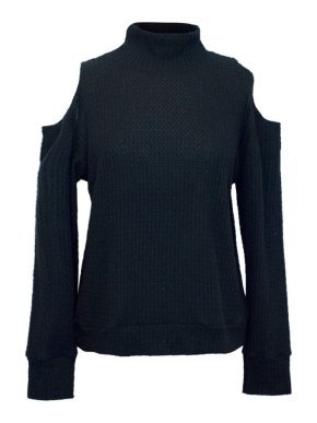 Lna Black Turtle Neck Jumper