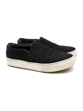 Celine Back Satin Slip-on Sneakers