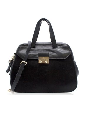 Kate Spade Adriana Alice Street Leather & Calf-Hair Satchel