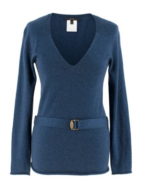 Gucci Blue Cashmere-blend Jumper