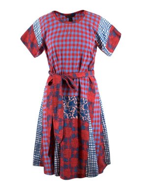 Marc by Marc Jacobs Multi-Print Belted Dress