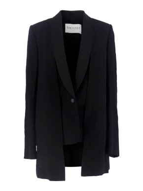 Vionnet Paris Black Double Layer Jacket