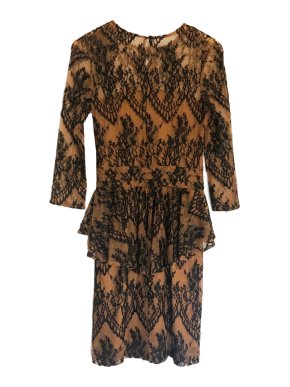 Ganni lace mid length dress