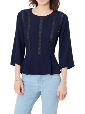 Comptoir Des Cotonniers Lace Insert Top