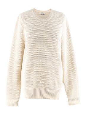 Acne Studios Beige Knitted Jumper