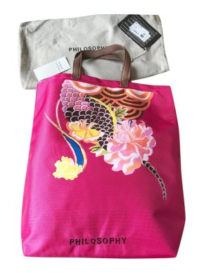 Philosophy by Alberta Ferretti Canvas Tote / Beach Bag