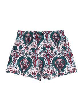 Larusmiani Men's Floral Print Cotton Shorts 1