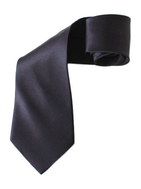 Pierre Cardin Black Silk-Satin Tie