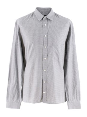Joseph Men's Grey Gingham Check Shirt