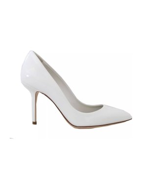 Dolce & Gabbana White Patent Pumps