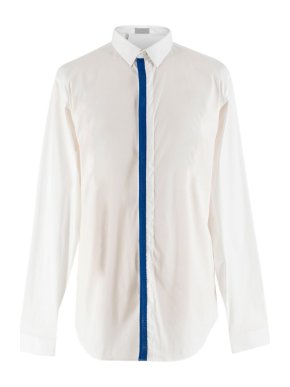 Dior Men's White Cotton-blend Shirt