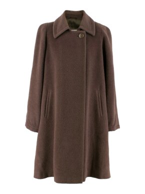 Juvenilia Torino Dark Brown Wool & Alpaca Coat
