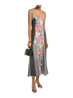 Racil x Aquazzura Panarea Contrast-panel Dress - New Season