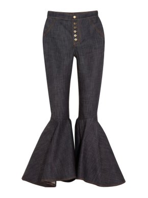 Ellery Hysteria Crop Flared Jeans