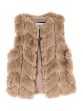 Max & Moi Rabbit Fur Vest