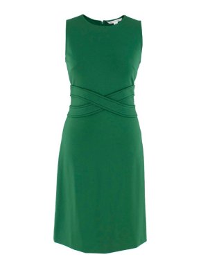 Diane von Furstenberg Green Shift Dress