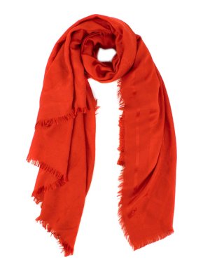 Henri Bendel Red Wool & Silk-blend Scarf