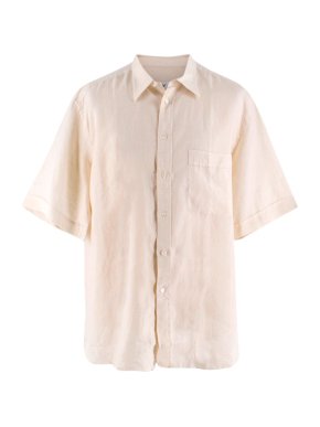 Brioni Beige Linen Shirt