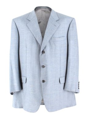 Brioni Windowpane Check Cashmere Blazer