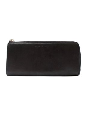 Marni Black Leather Wallet