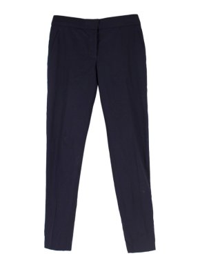 Stella McCartney Navy Wool Casual Trousers