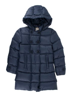 Gucci Girls' Navy Hooded Down Jacket