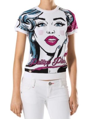 Philipp Plein Pop-Art Style Top