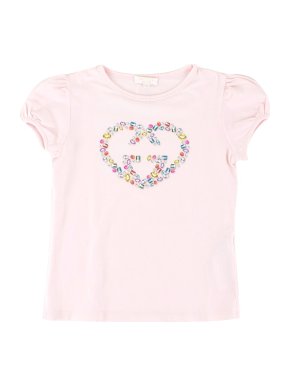 Gucci Girls 4-years Pink Rhinestone Print T-shirt