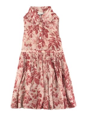 Gucci Girls' Floral-Print Sleevless Dress
