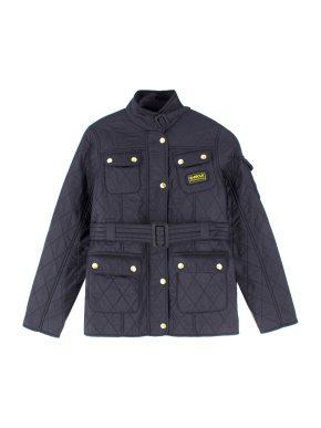 Barbour International Boys Black Quilted Jacket