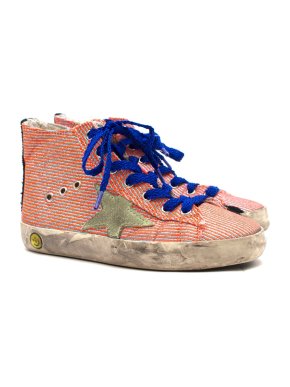Golden Goose Kids Striped High Top Trainers