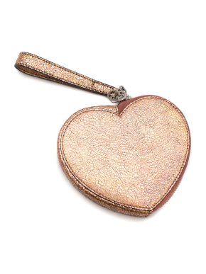 Gucci Girls Pink Leather Wristlet Purse