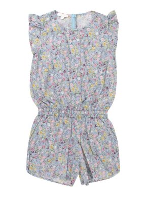 Gucci Girls 4-years Blue Floral Playsuit