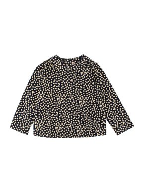 Bonpoint Girls Navy Polka Dot Top