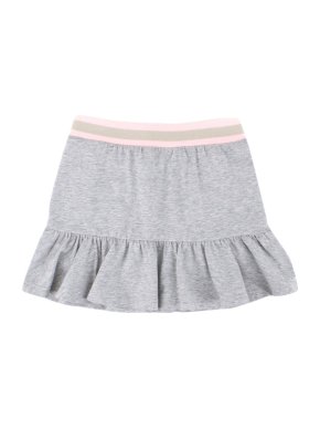 Gucci Girls Light Grey Cotton Skirt