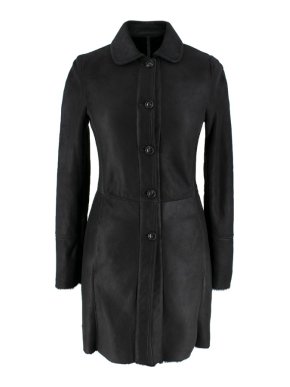 Bespoke Black Shearling Jacket