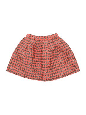 Bonpoint Girls Neon Pink Tweed Skirt