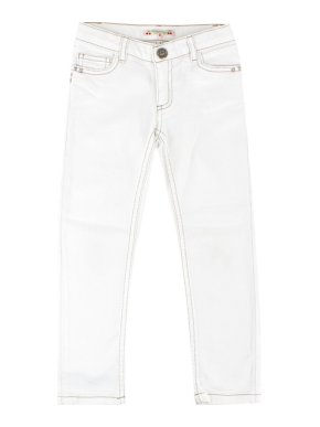 Bonpoint Girls White Denim Jeans