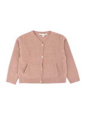 Bonpoint Girls 2Y Pink Wool & Cashmere Cardigan